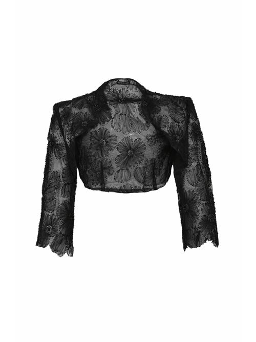 Bolero in pizzo ricamato GIANNI MOLARO | BL2628 26NERO